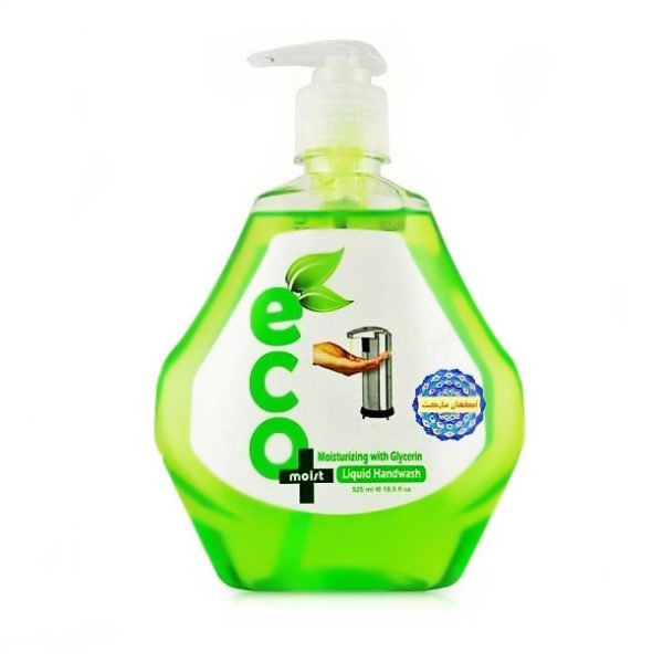 مایع دستشویی گلیسیرینه سبز ایکو مویست (۵۲۵ سی سی) بهبودستان