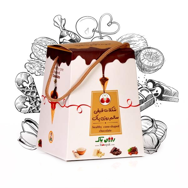شکلات قیفی روزی پاک 250گ بهبودستان
